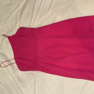 Lulu’s Party for Two Pink Asymmetrical Bodycon Mini Dress